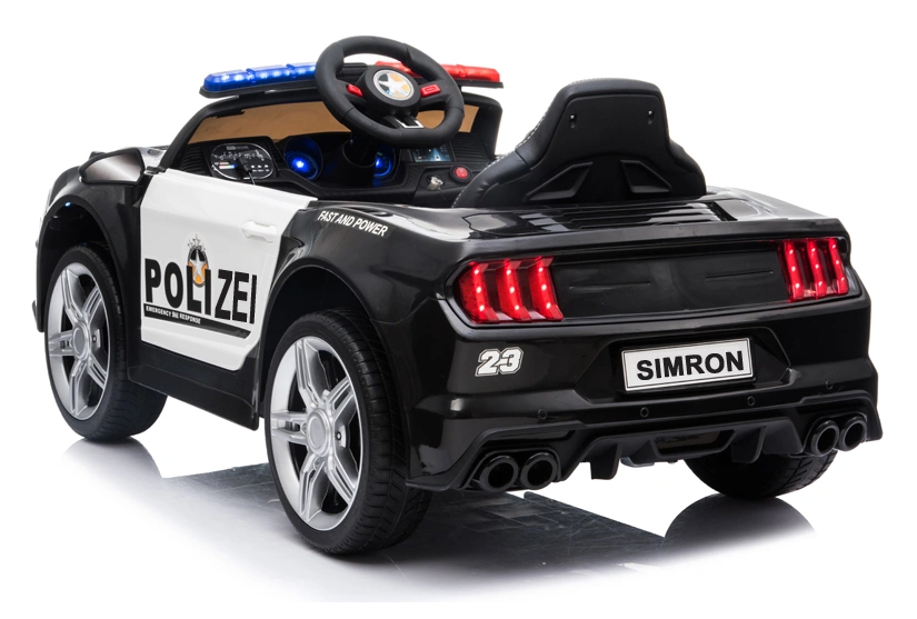 👮🏻 POLIZEI Auto 2x Motoren Elektro Kinderauto Kinder Elektroauto  Fernbedienung